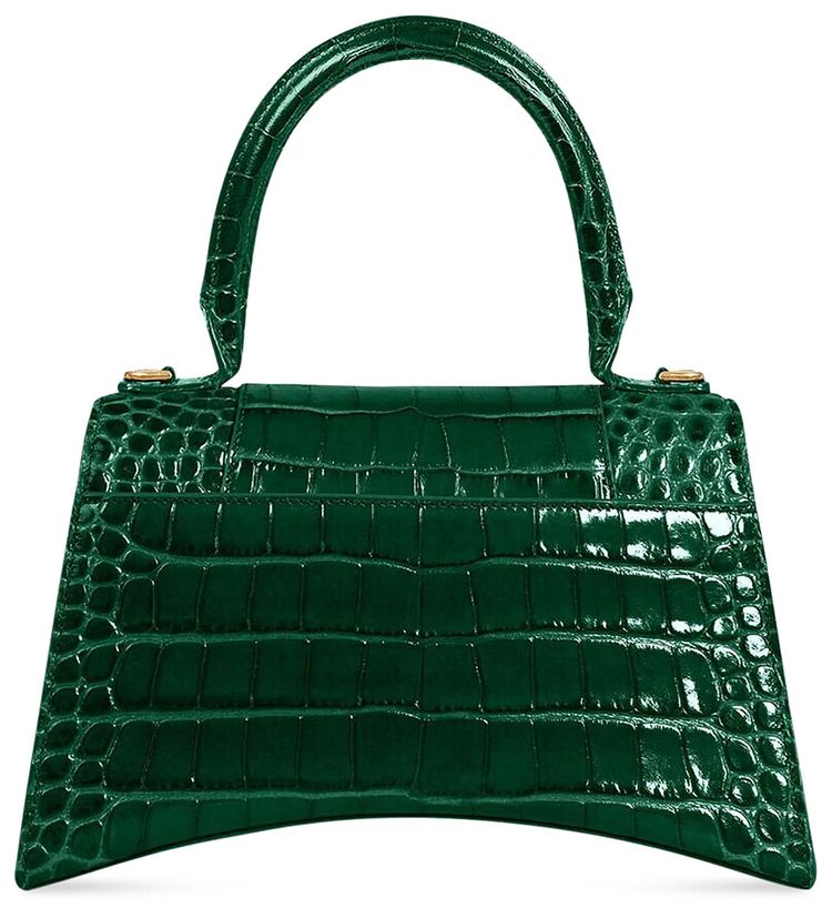 Balenciaga Small Hourlgass Top Handle Bag Green