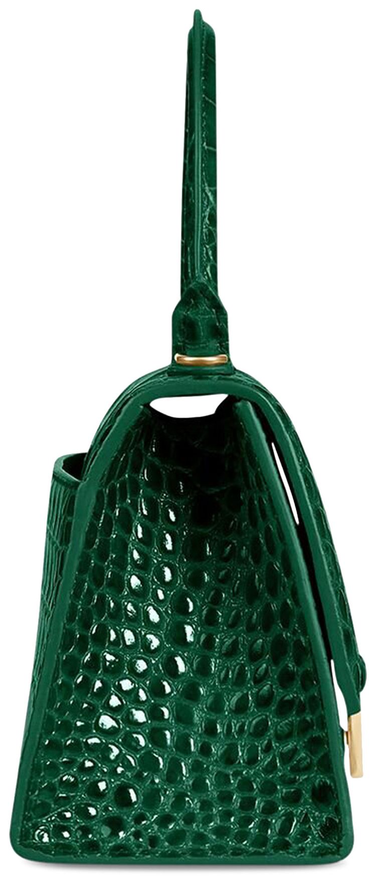 Balenciaga Small Hourlgass Top Handle Bag Green