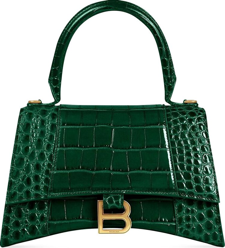 Balenciaga Small Hourlgass Top Handle Bag 'Green'
