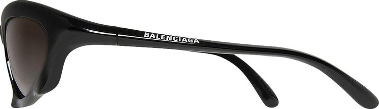 Balenciaga Bat Rectangle Sunglasses BlackGrey