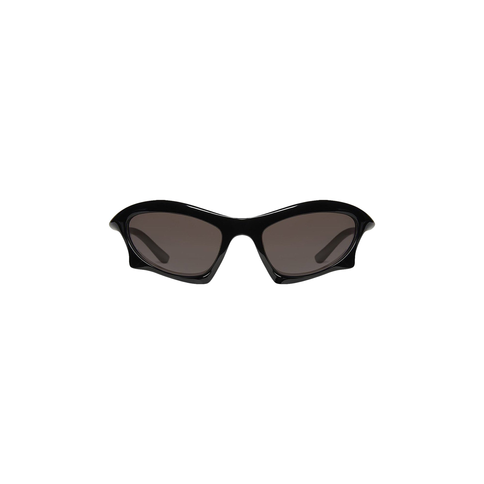 Balenciaga Bat Rectangle Sunglasses 'Black/Grey' | GOAT