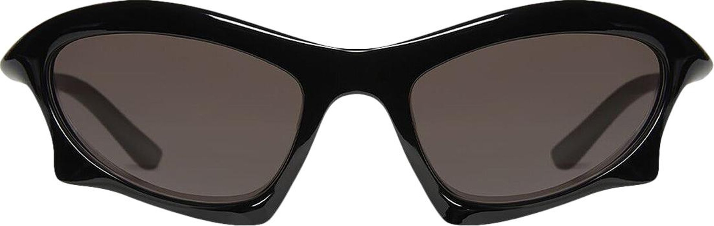 Balenciaga Bat Rectangle Sunglasses 'Black/Grey' | GOAT