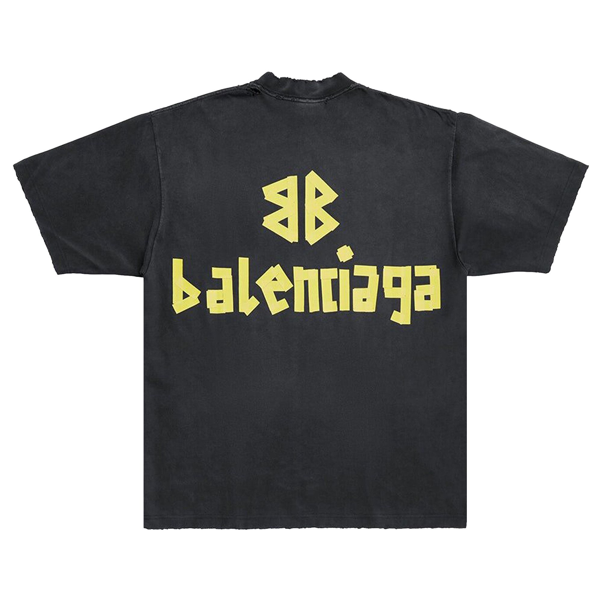 Buy Balenciaga Tape Type Medium Fit T-Shirt 'Black