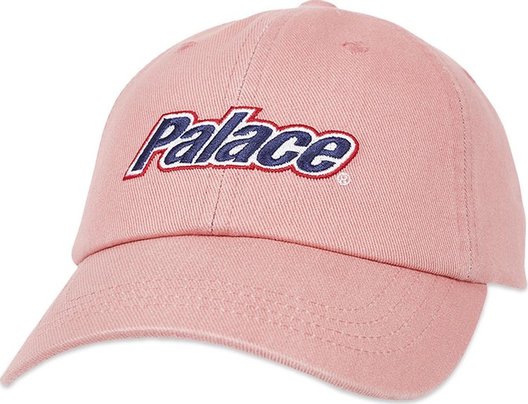 Palace Lowercase Washed Denim 6 Panel Pink