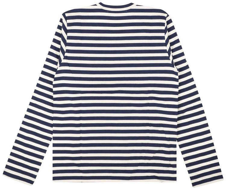 Comme des Garcons Striped T Shirt WhiteNavy