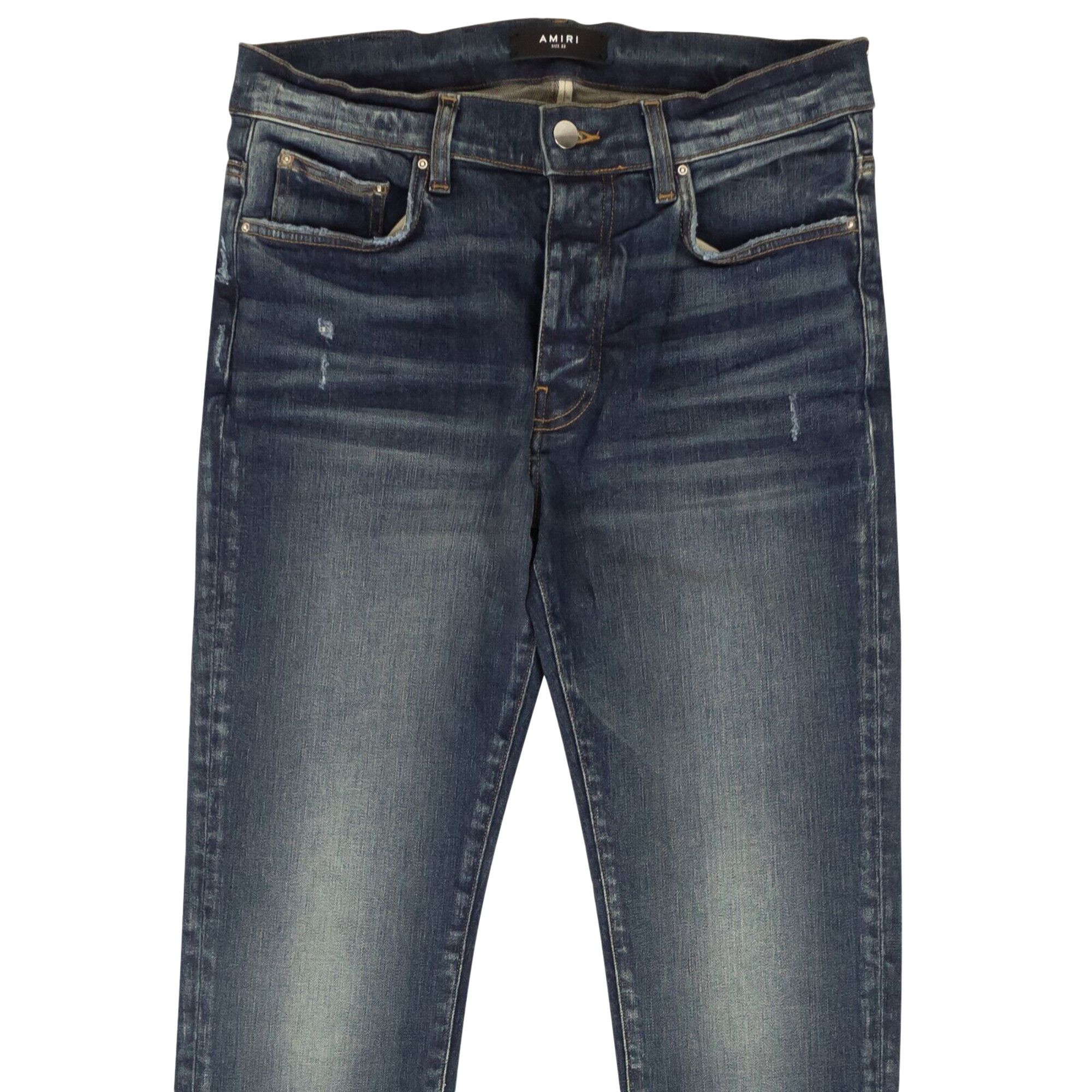 Buy Amiri Stack Jeans 'Blue' - PXMD002 403 BLUE | GOAT