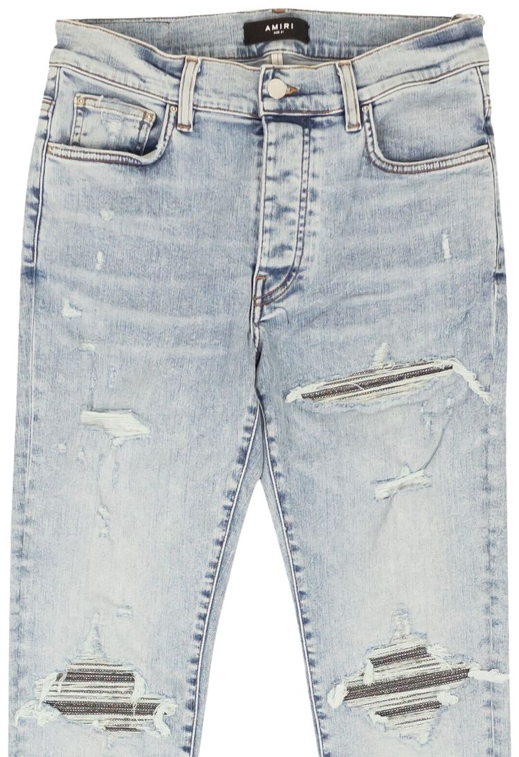 Amiri MX1 Iridescent Skinny Jeans Vintage Blue