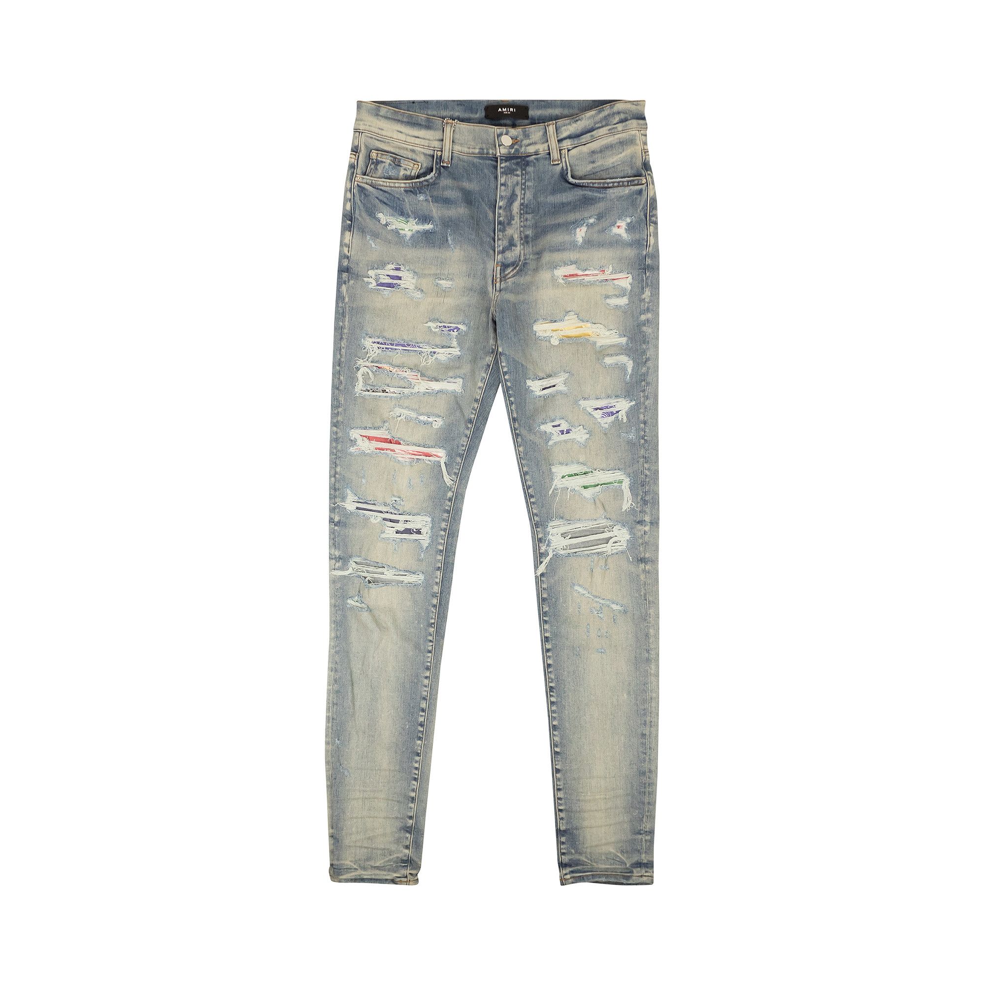 Amiri sale rainbow jeans