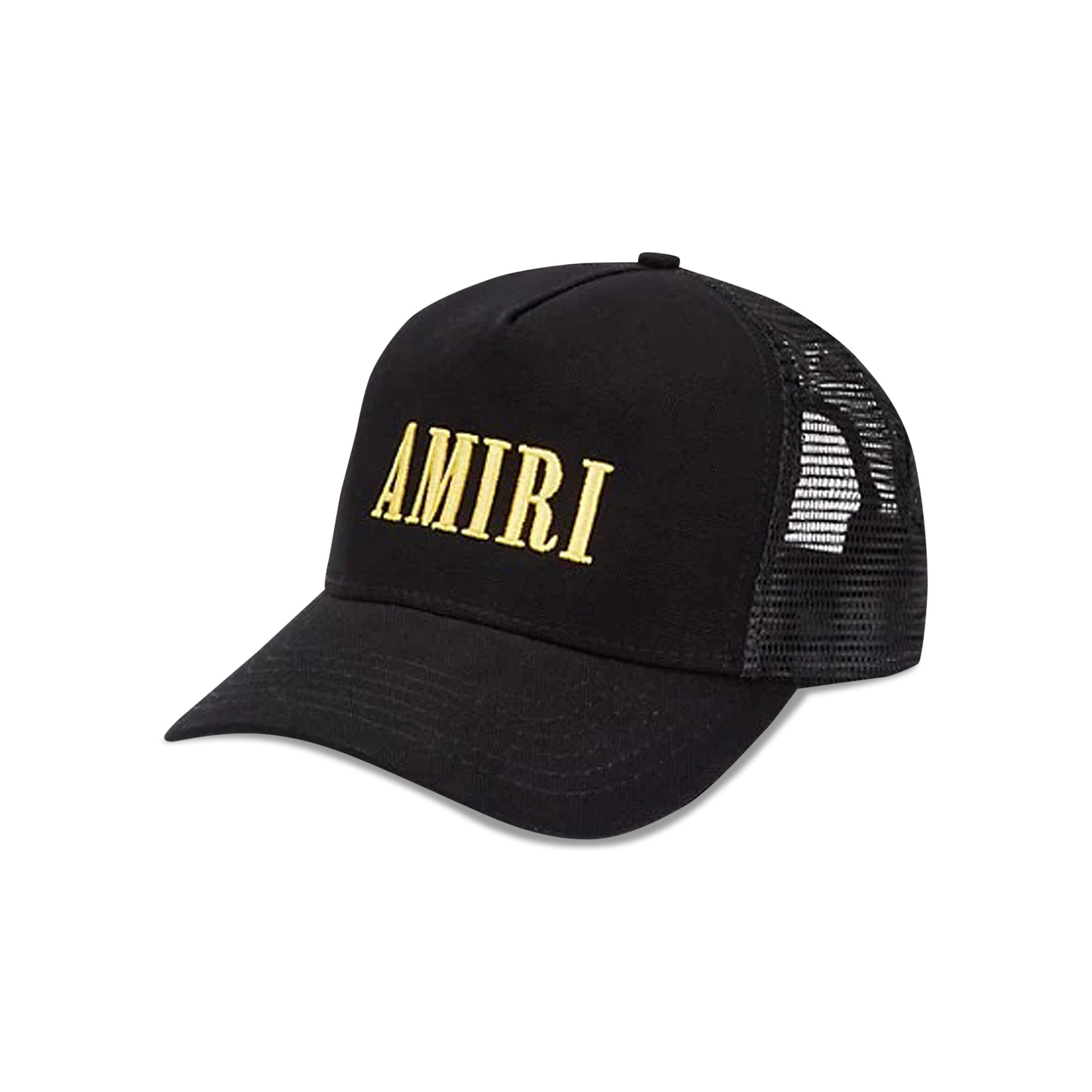 Buy Amiri Core Logo Trucker Hat 'Black' - MAH001 011 BLAC | GOAT