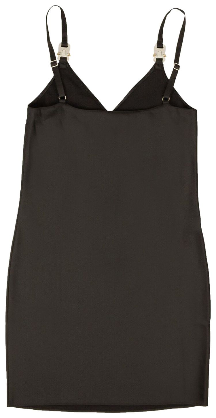 1017 ALYX 9SM Disco Buckle Fastening Mini Dress Black