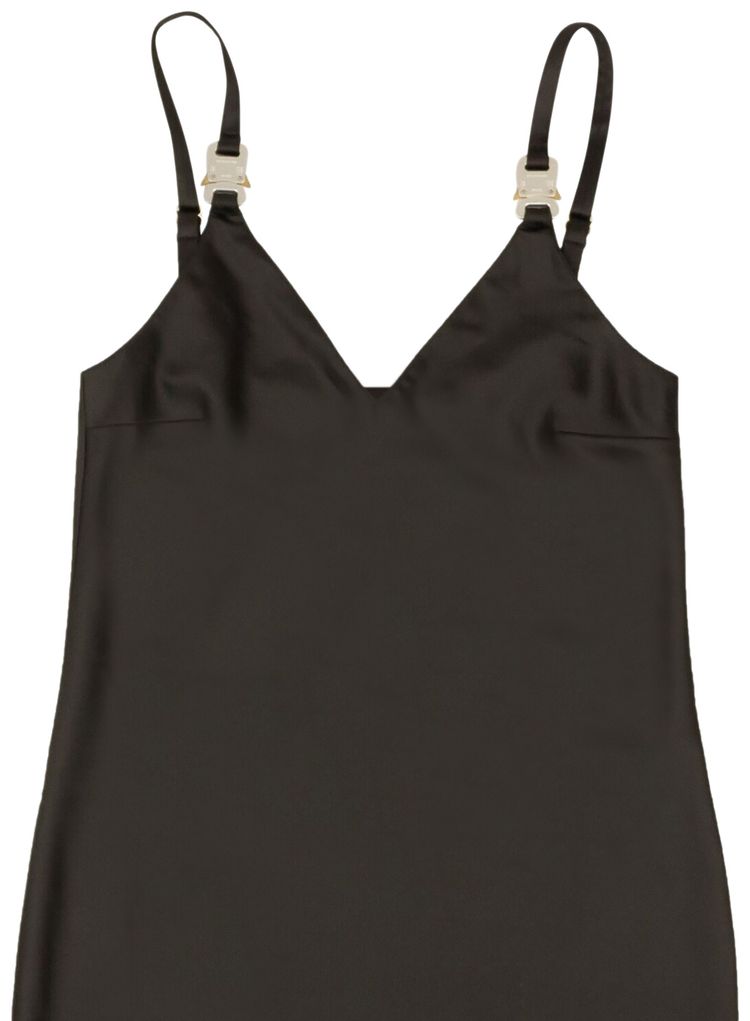 1017 ALYX 9SM Disco Buckle Fastening Mini Dress Black