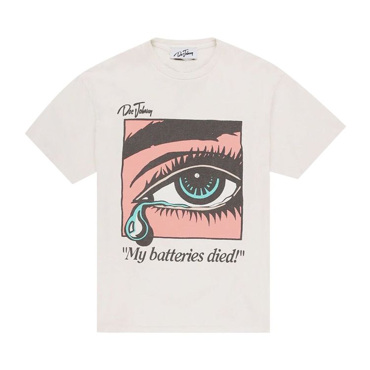 Gallery Dept Dead Batteries Tee Cream