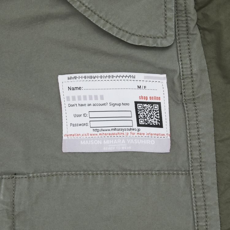 Maison Mihara Yasuhiro Embedded Military Pants Grey
