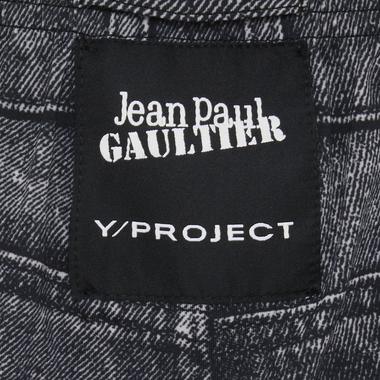YProject x Jean Paul Gaultier Trompe LOeil Janty Mini Skirt BlackPink