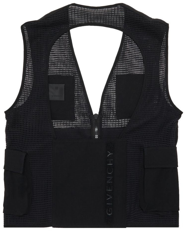 Givenchy Cargo Gilet Black