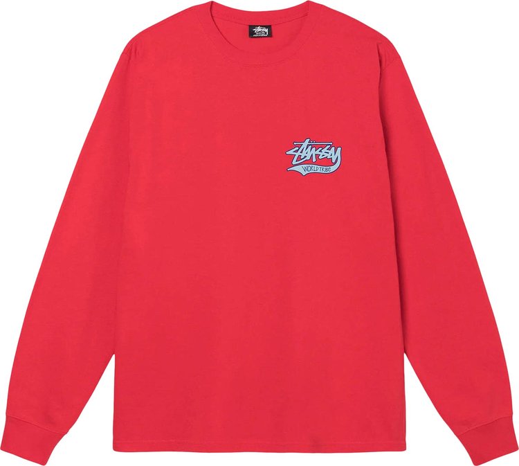 Buy Stussy Slugger Long-Sleeve Tee 'Red' - 1994774 RED | GOAT