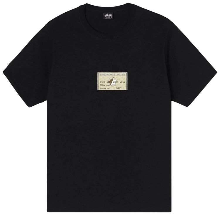 Stussy Debt Tee Black