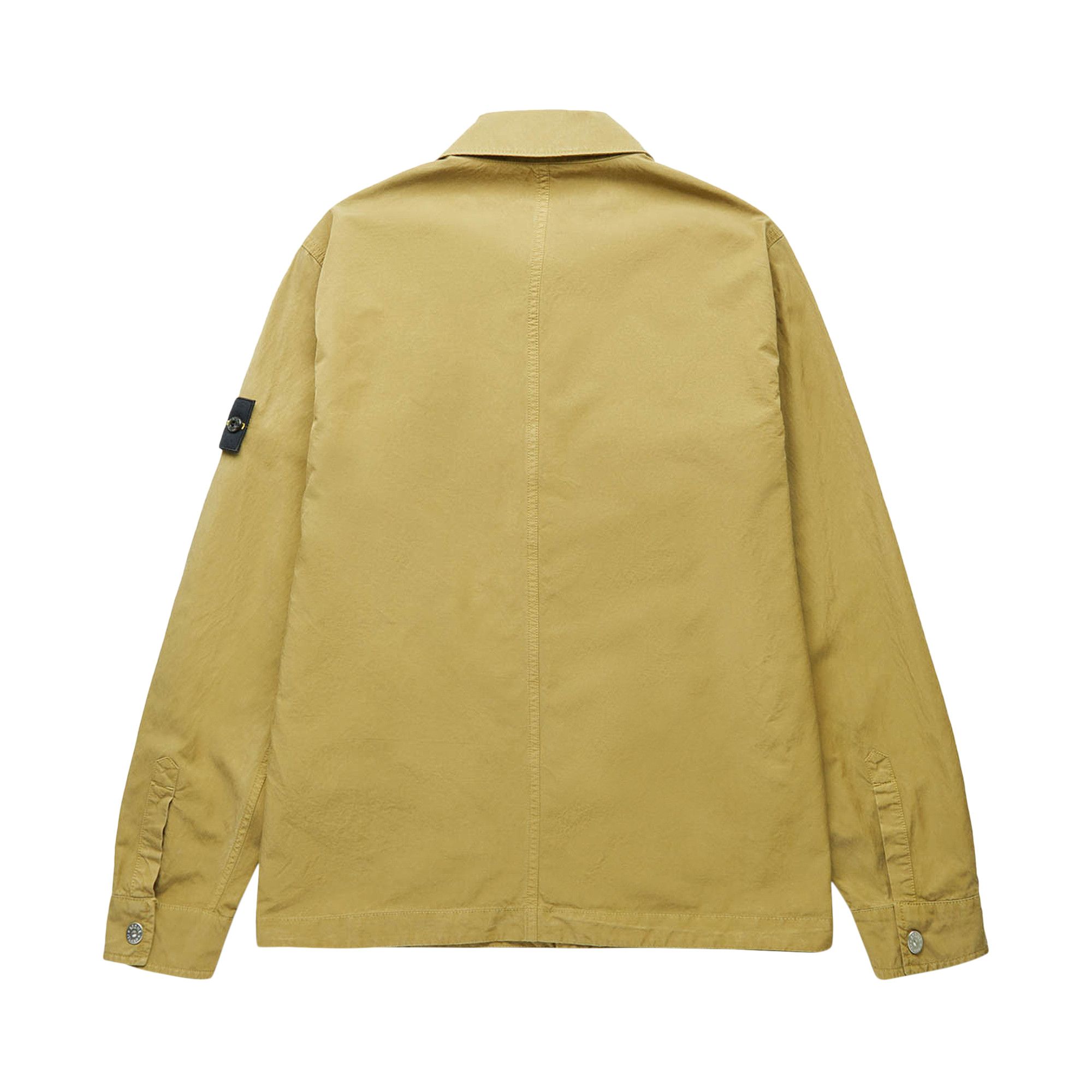 Buy Stone Island Flap Pocket Logo Patch Shirt 'Brown' - 781511729