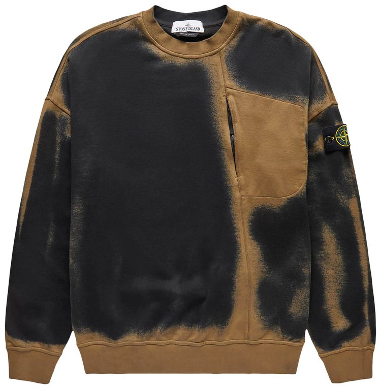 Stone island sweatshirt brown clearance