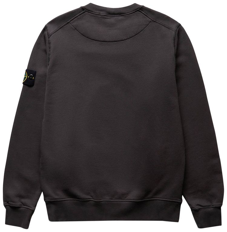 Stone Island Logo Patch Sweatshirt Black