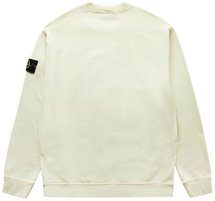 Stone Island Compass Patch Sweatshirt Yellow