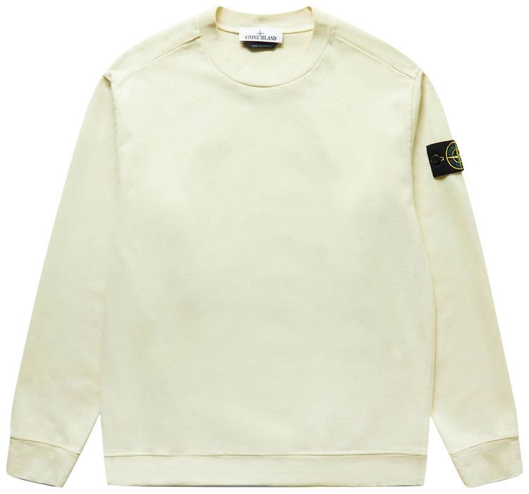 Stone Island Compass Patch Sweatshirt Yellow