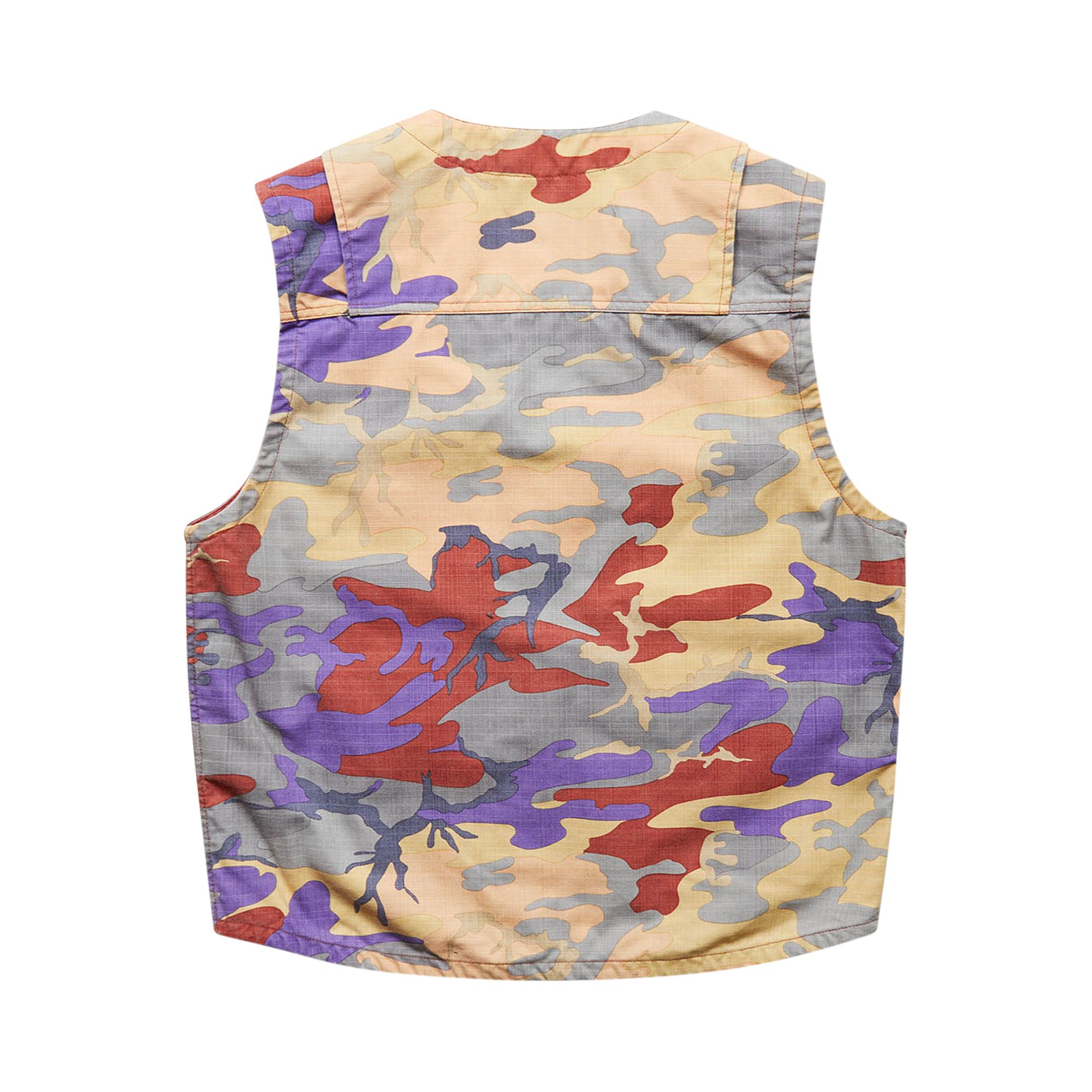 Buy Stone Island Heritage Camo Ripstop Nylon Vest 'Multicolor