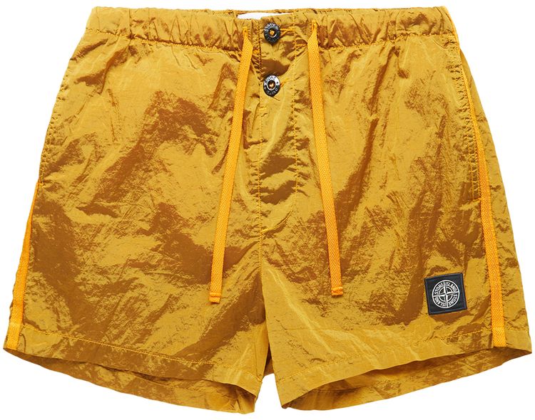 Stone Island Compass Motif Swim Shorts Multicolor
