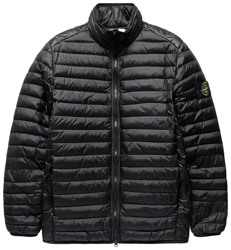 Stone Island Zip up Padded Jacket Black