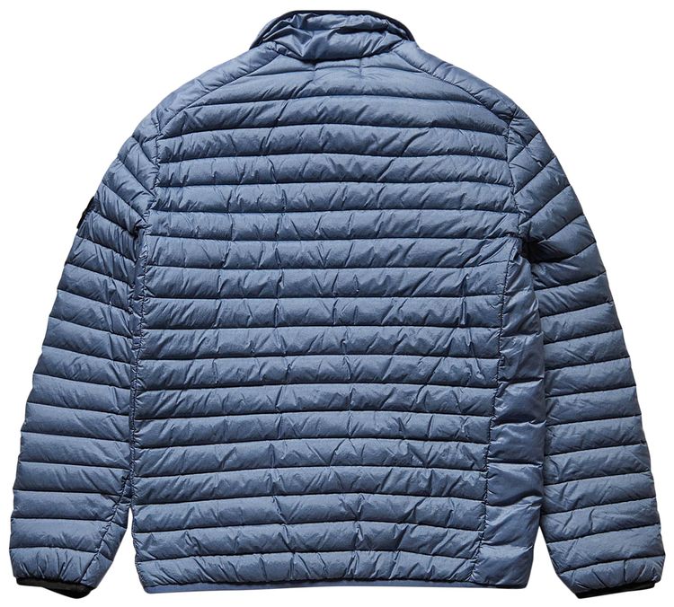 Stone Island Real Down Jacket Blue