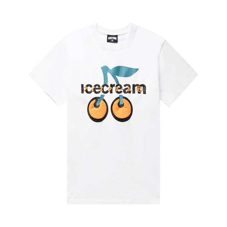 Icecream Oranges Short Sleeve Tee White