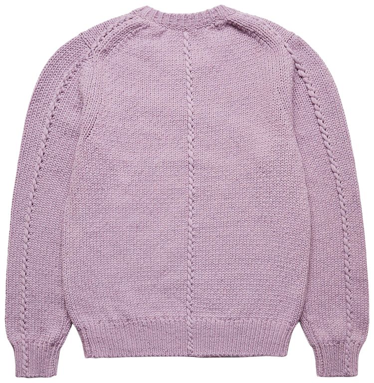 Helmut Lang Seamed Crew Knit Wisteria