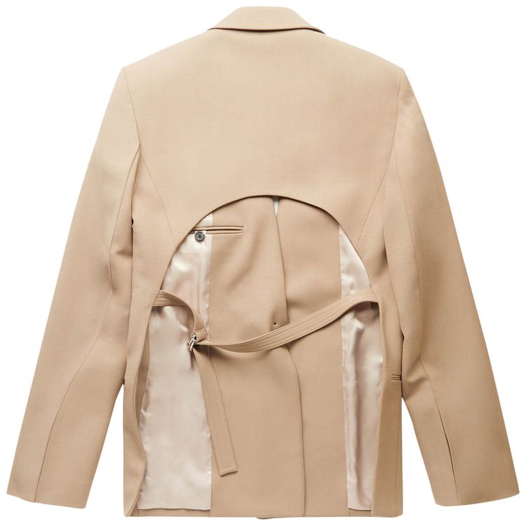 Helmut Lang Cutout Blazer Taupe