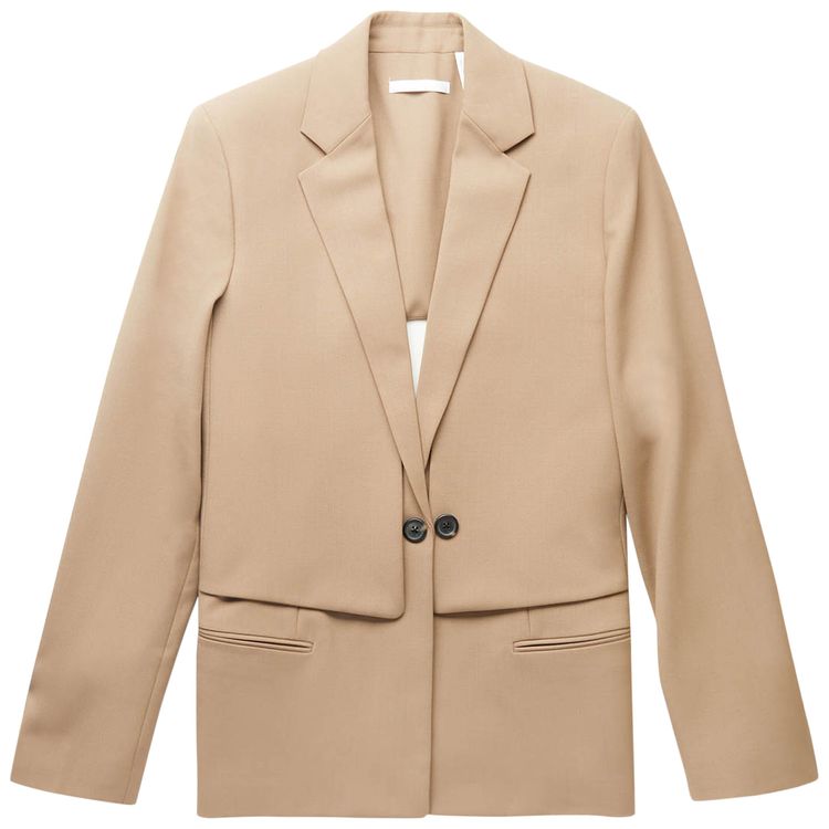 Helmut Lang Cutout Blazer Taupe