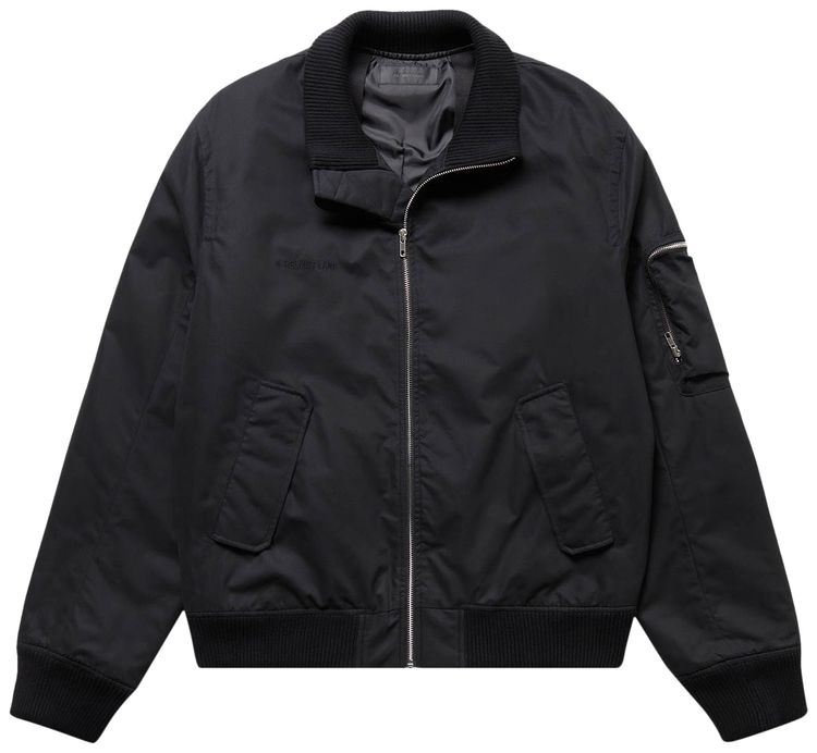 Helmut Lang Core Astro Bomber Black