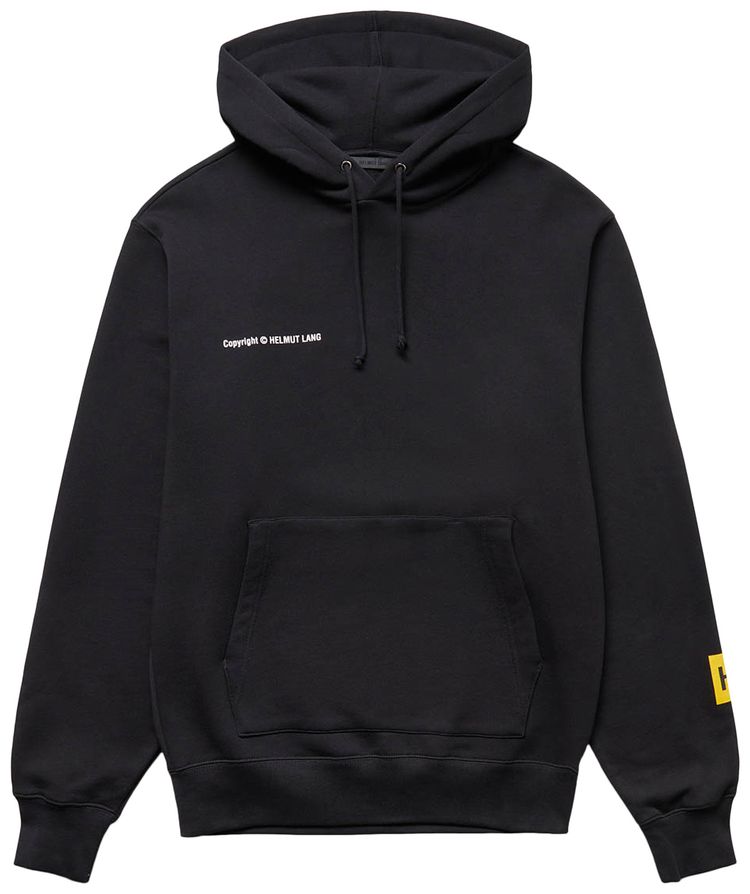 Helmut Lang Photograph Popover Hoodie Black
