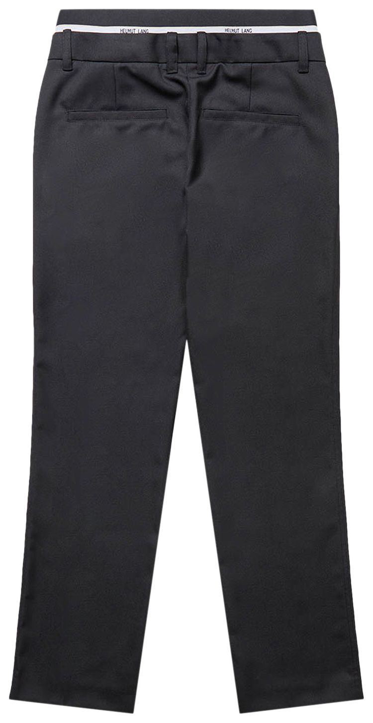 Helmut Lang Logo Band Pants Black