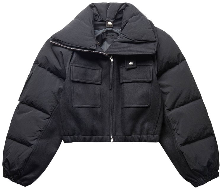 Helmut Lang Hybrid Bomber Black