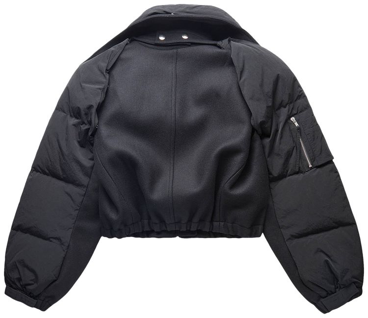 Helmut Lang Hybrid Bomber Black