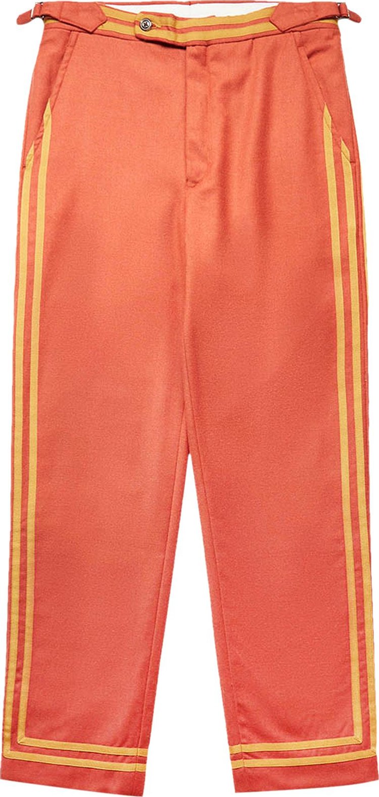 Buy Bode Society Club Pants 'Red/Gold' - MRF22BT032