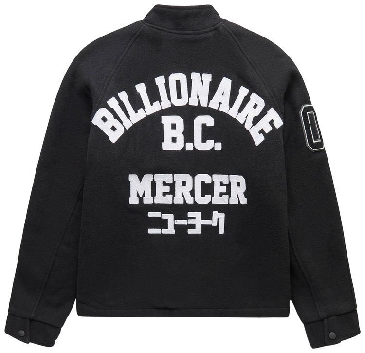 Billionaire Boys Club Helmet Varsity Jacket Black