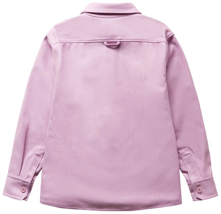 APC Basile Recycled Wool Overshirt Pink