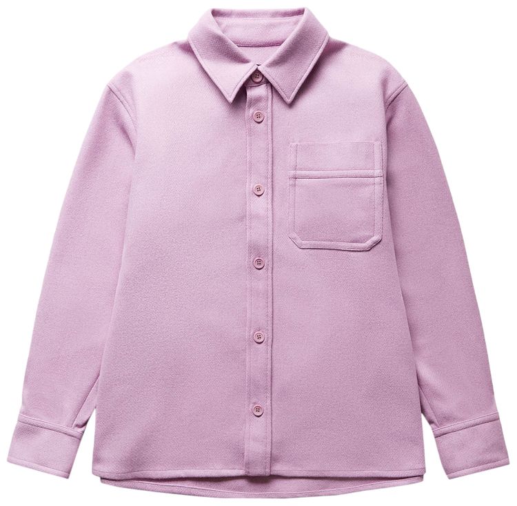APC Basile Recycled Wool Overshirt Pink