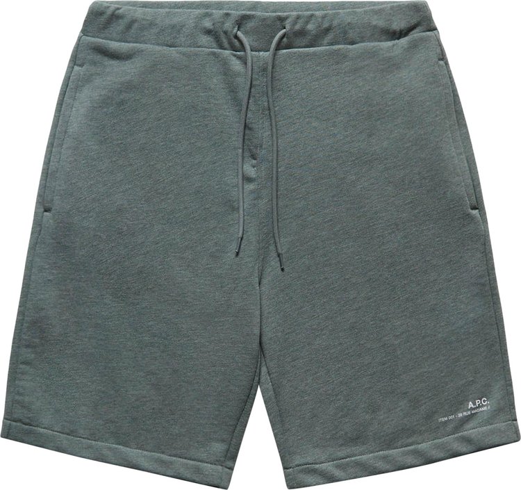A.P.C. Jersey Shorts 'Khaki Chine'