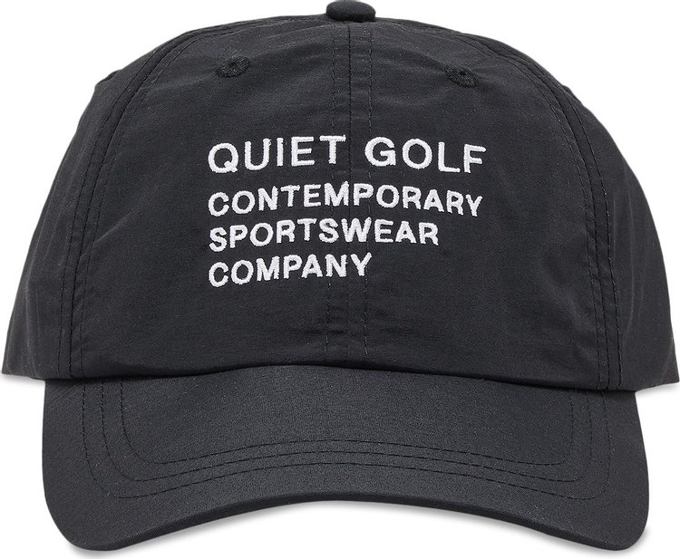 Quiet Golf Sportswear Nylon Hat 'Black'