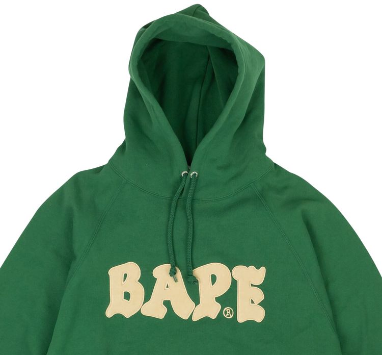 BAPE Relaxed Fit Pullover Hoodie Green