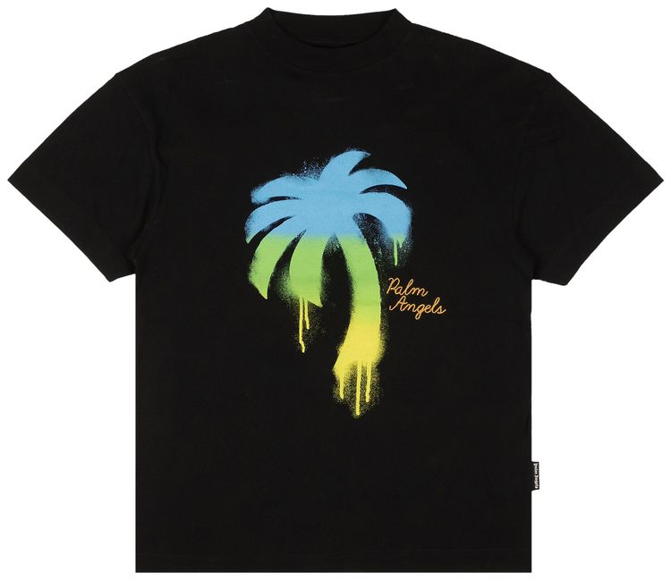 Palm Angels The Palm Classic Tee BlackGreen