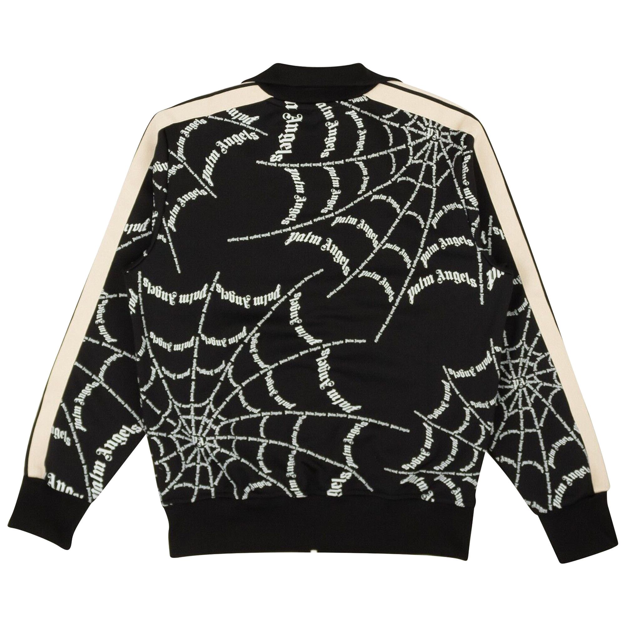 Palm Angels ブラック ジップアップジャケット Palm Angels logo-embroidered zip-up Jacket | Black | FARFETCH
