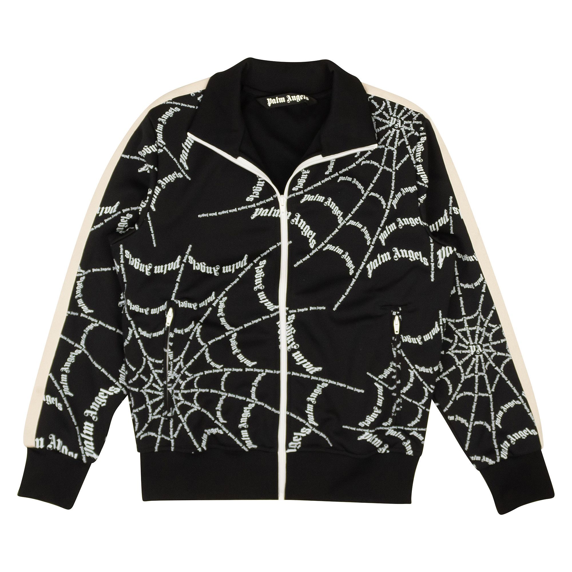 Palm Angels ジップアップ ジャケット | ブラック | FARFETCH JP