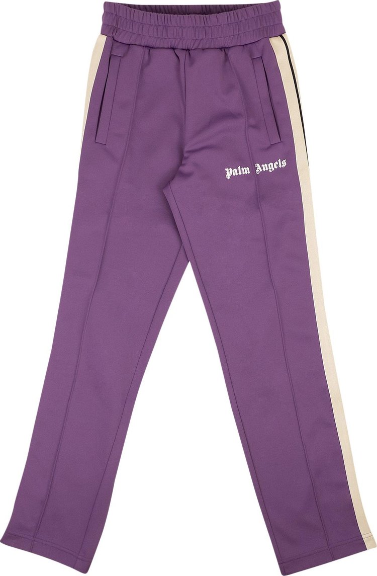Buy Palm Angels Classic Track Pants 'Purple/Off White ...